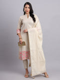 Gota Work Parsi embroidery – Traditional Golden Ribbon Embroidery Kurta Set for Women