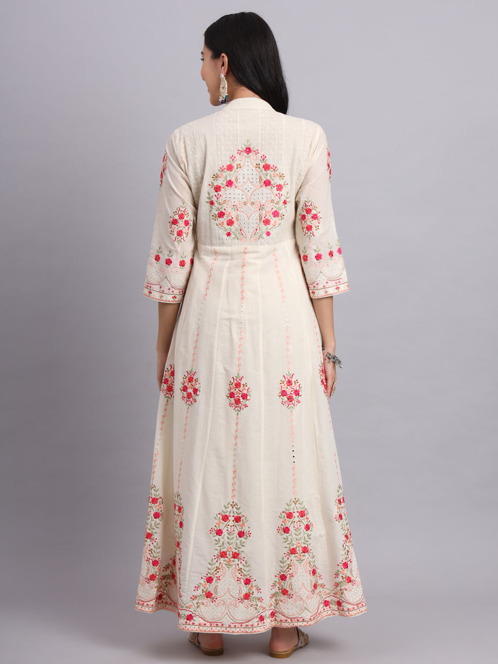 Anarkali with Lining 2 – Subtle Grace, All-Day Comfort – Perfect for Weddings & Festive Occasions