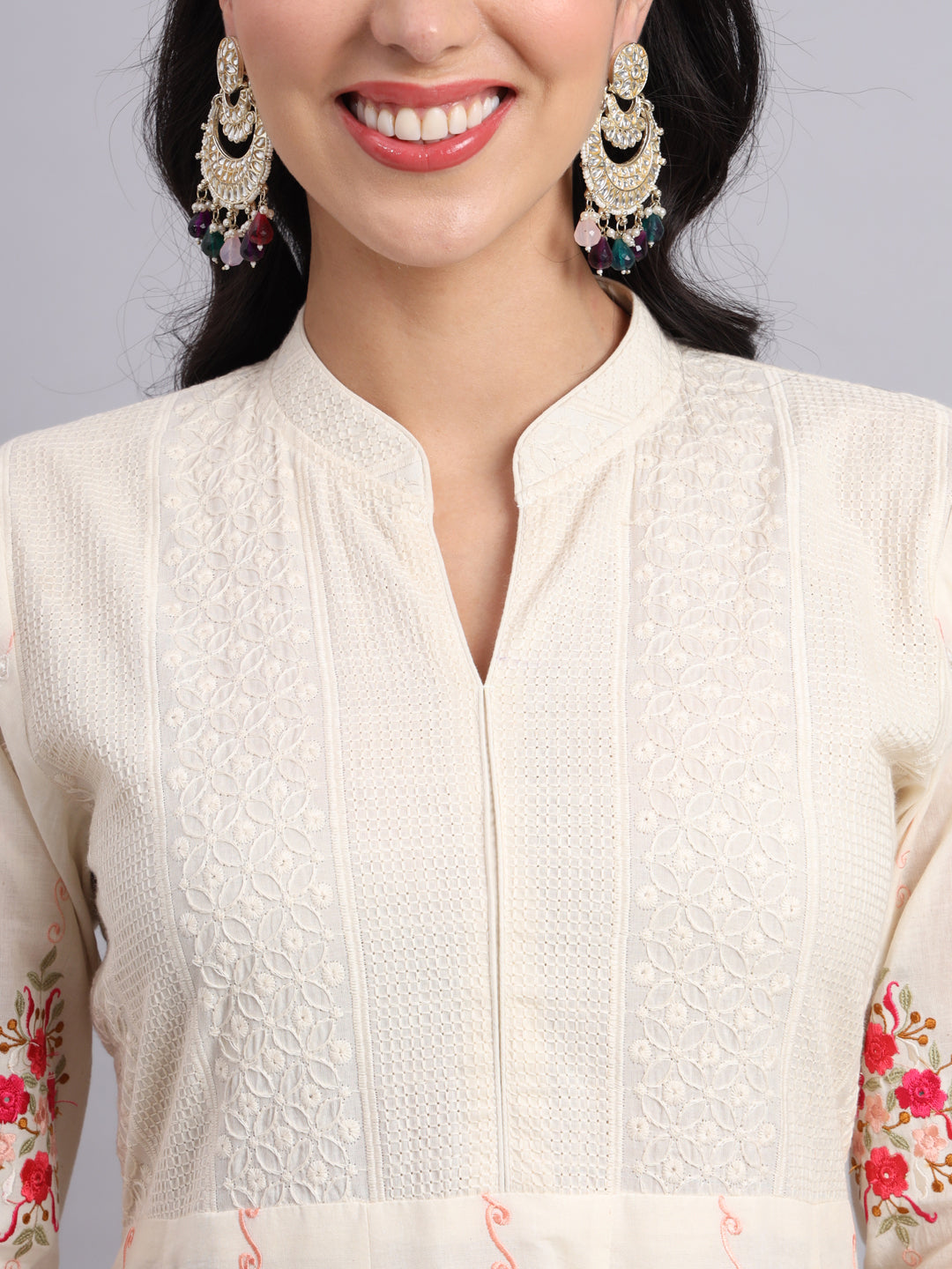 Anarkali with Lining 2 – Subtle Grace, All-Day Comfort – Perfect for Weddings & Festive Occasions