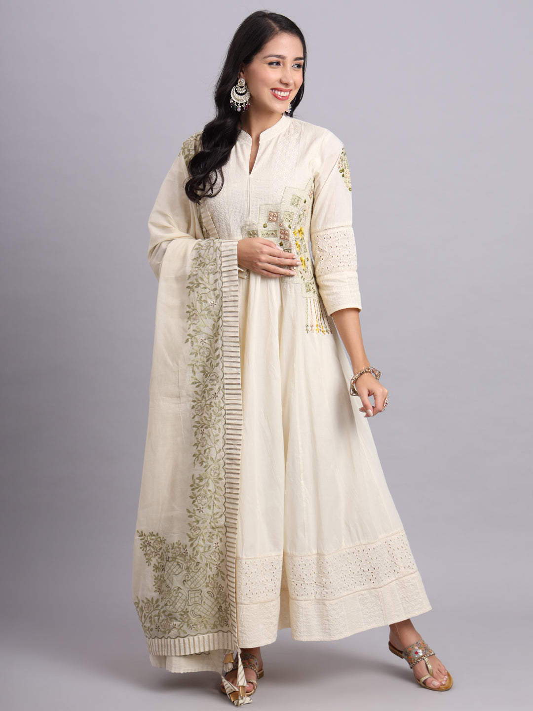 Anguri Anarkali – Regal Charm with Subtle Embroidery