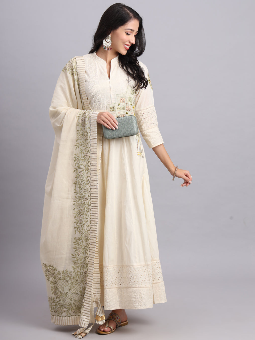 Anguri Anarkali – Regal Charm with Subtle Embroidery