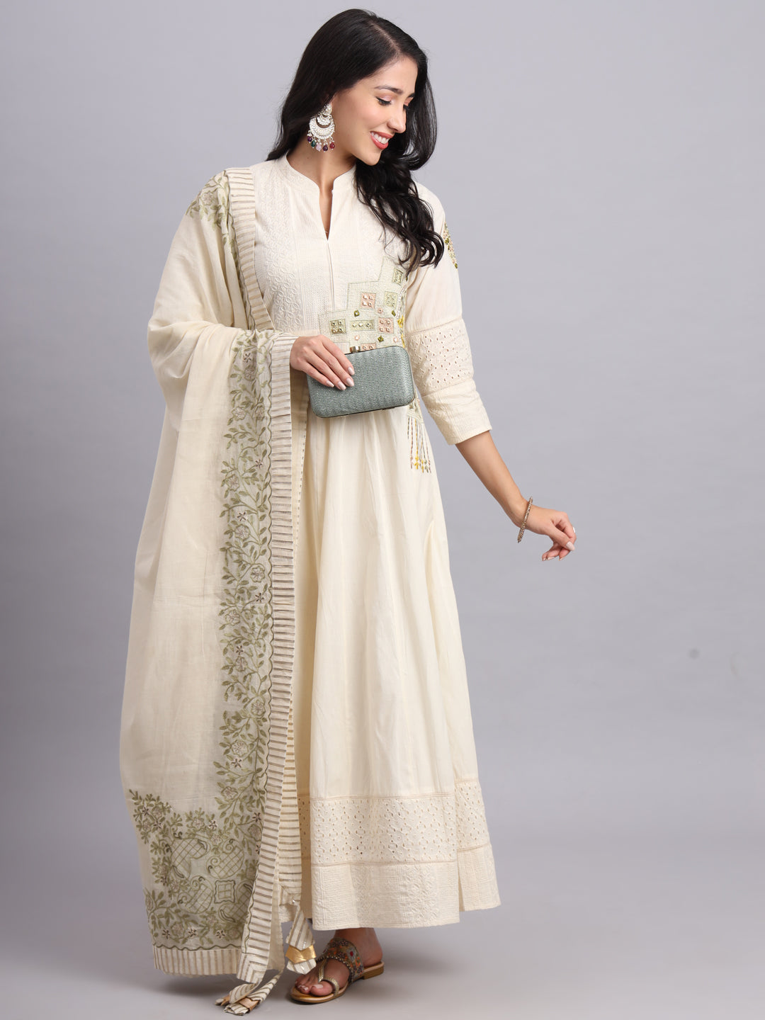 Anguri Anarkali – Regal Charm with Subtle Embroidery