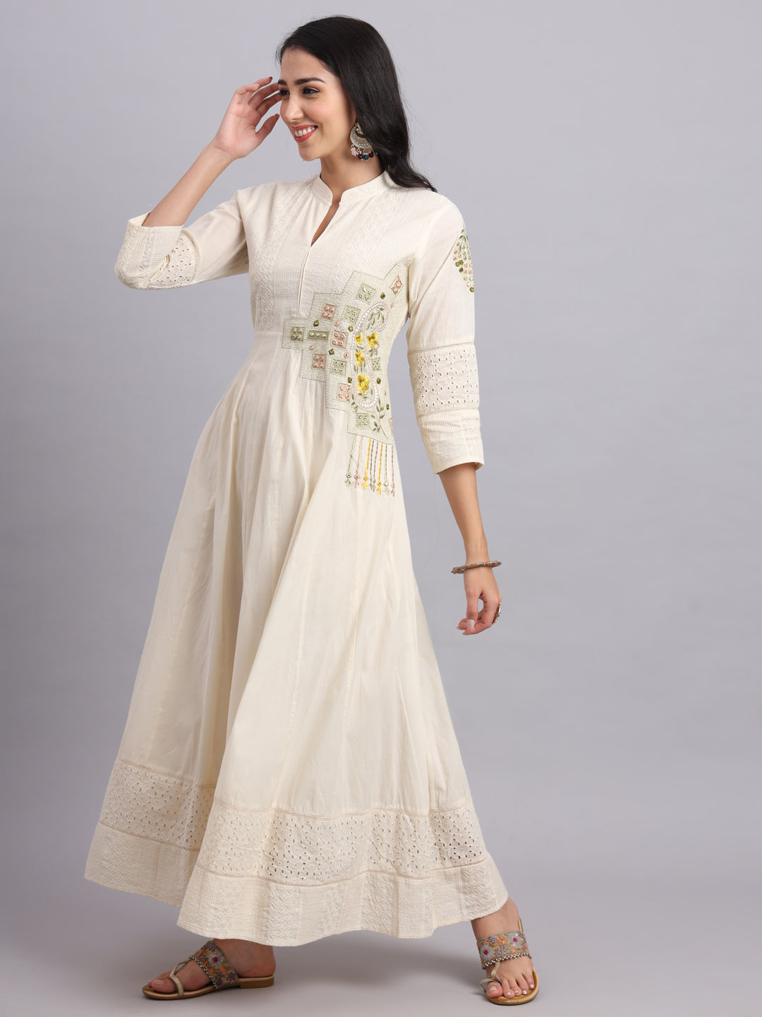 Anguri Anarkali – Regal Charm with Subtle Embroidery