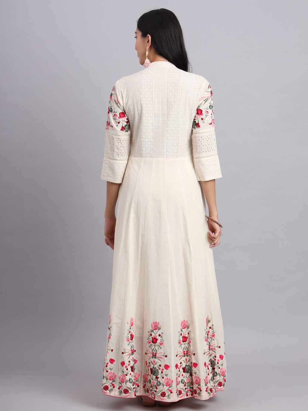 Gul-e-Noor Anarkali Dress – Floral Embroidered Anarkali for Women