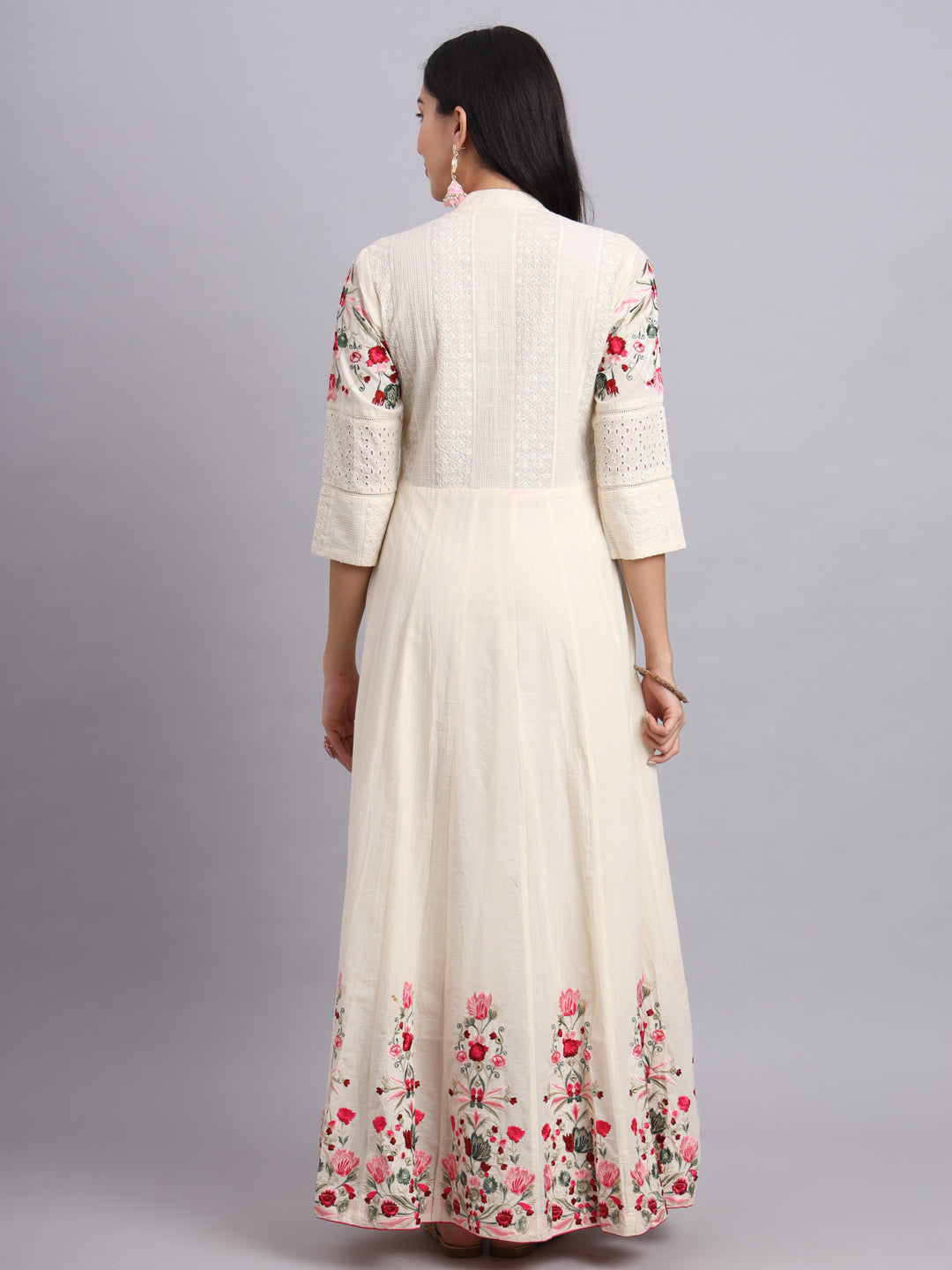 Gul-e-Noor Anarkali Dress – Floral Embroidered Anarkali for Women