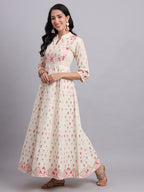 Pintex Anarkali Suit with Parsi Gara Work – Perfect for Weddings & Special Occasions