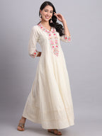 Kareena Anarkali – Elegant Flow with Parsi Embroidery