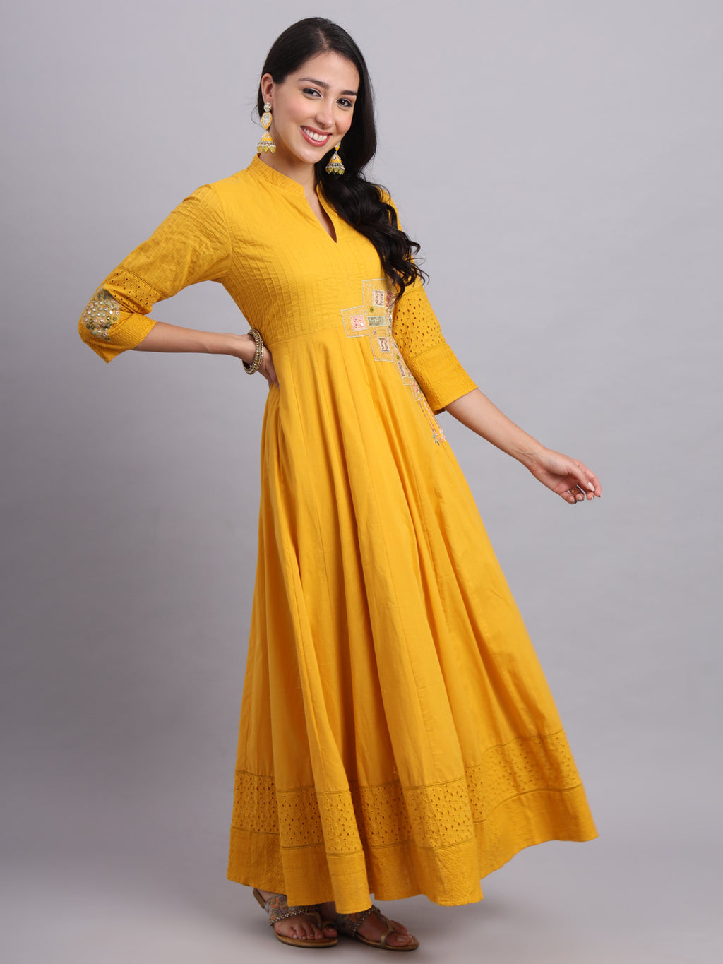 Anguri Green Anarkali Suit for Women – Elegant Ethnic Wear for Weddings & Festivals
