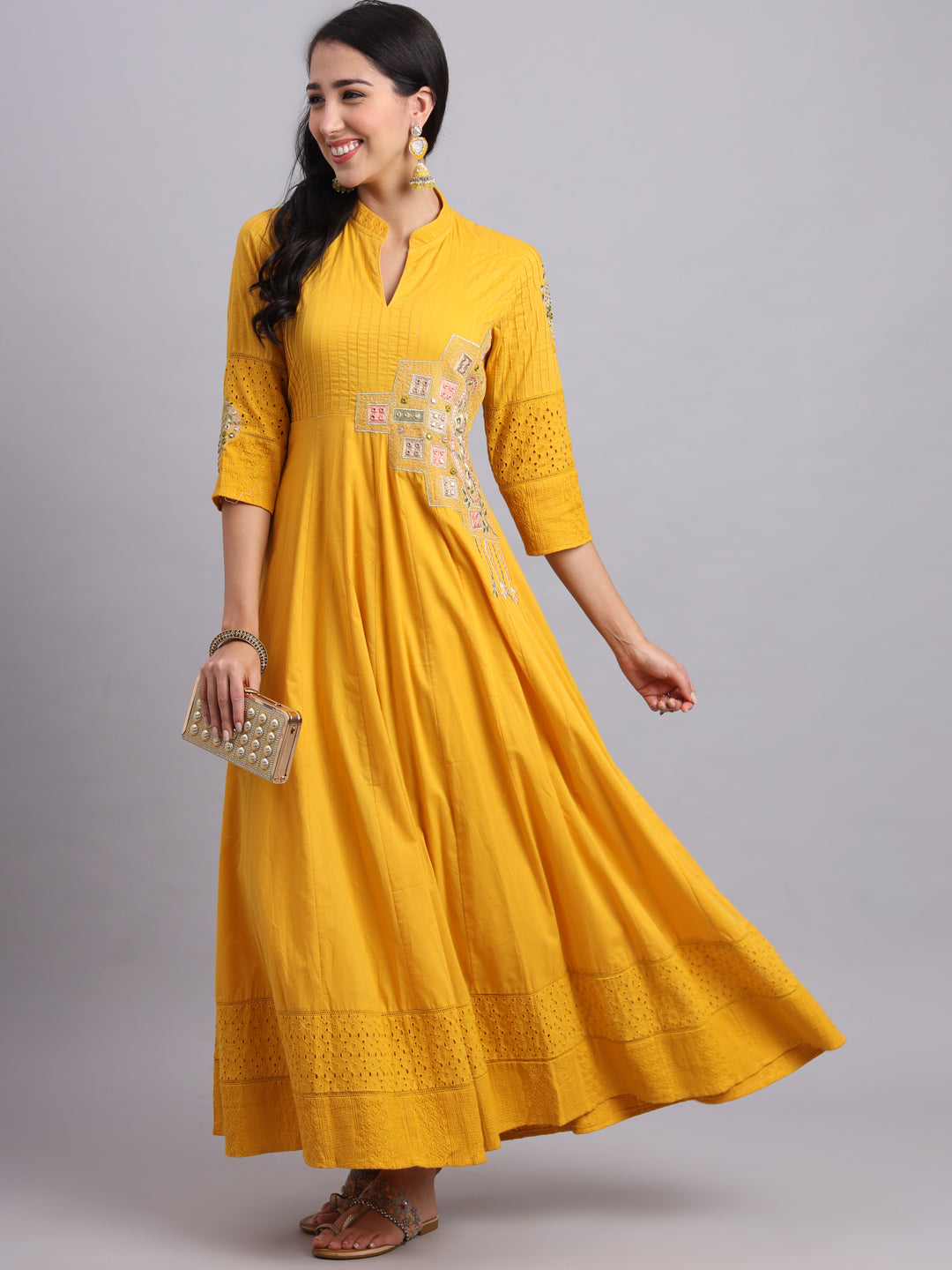 Anguri Green Anarkali Suit for Women – Elegant Ethnic Wear for Weddings & Festivals