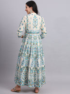 Kashmiri Anarkali – Regal Grace with Parsi Embroidery
