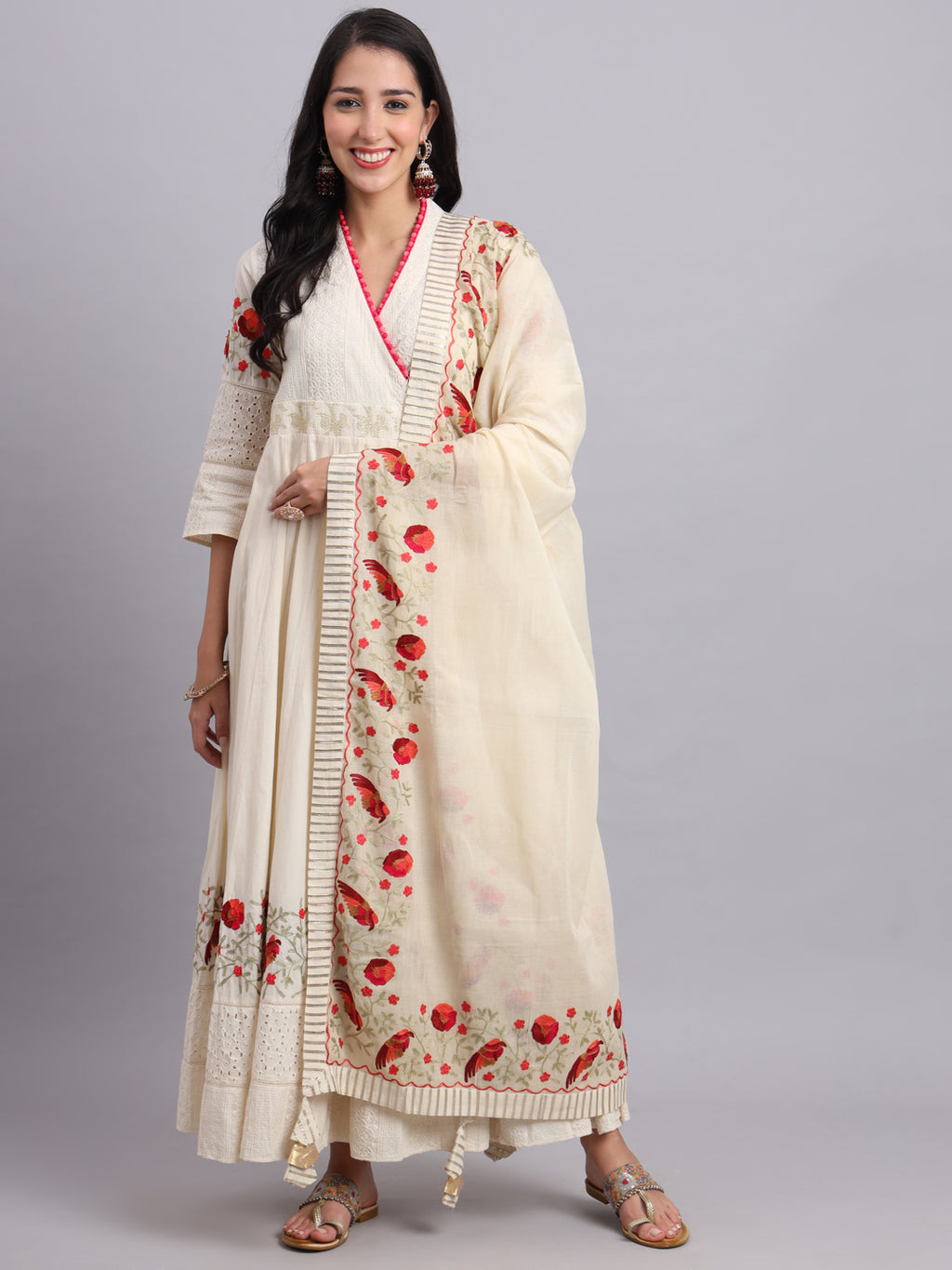 Peacock Angrakha – Regal Charm with Traditional Flair