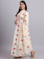 Parsi Embroidery Dod Kurta Set – Elegant Ethnic Wear for Women