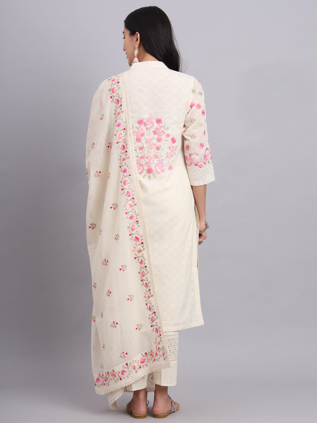 Rajasthani Yug Kurta Set – Traditional Parsi Gara Embroidered Attire for Women