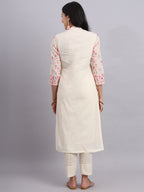 Barfi Kurta Set – Women’s Parsi Embroidery Ethnic Wear for Festive Occasions
