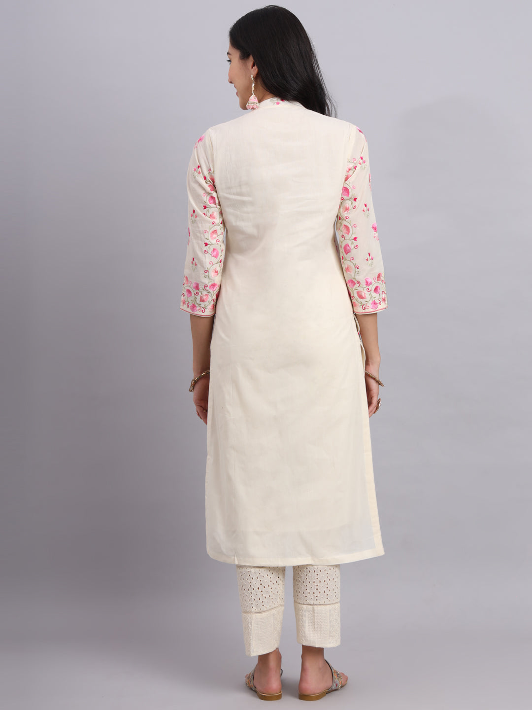 Barfi Kurta Set – Women’s Parsi Embroidery Ethnic Wear for Festive Occasions