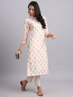 Barfi Kurta Set – Women’s Parsi Embroidery Ethnic Wear for Festive Occasions