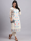 Floral Embroidered Liora Luxe Kurta Set
