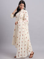 Back Embroidery Kurta Set – Graceful Parsi Embroidery Style