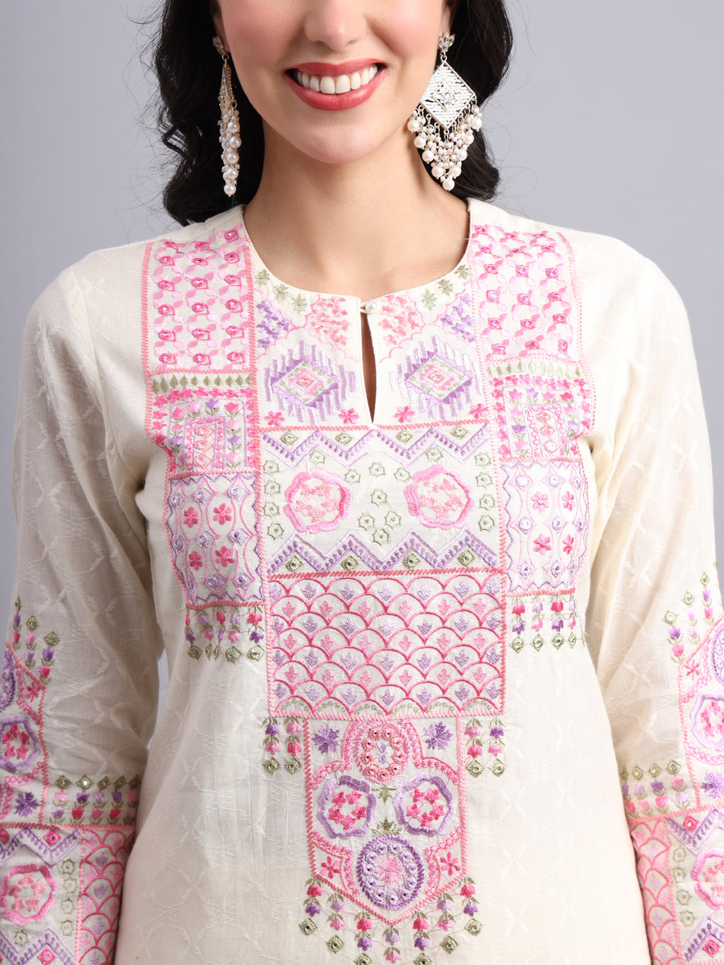 Rajasthani Embroidered Kurta Set for Women