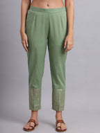 Gota Green Kurta Set – Subtle Shine, Everyday Grace