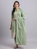 Gota Green Kurta Set – Subtle Shine, Everyday Grace