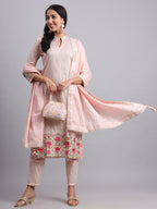 Baby Pink Gota Co-ord Set – Subtle Elegance for Festivals
