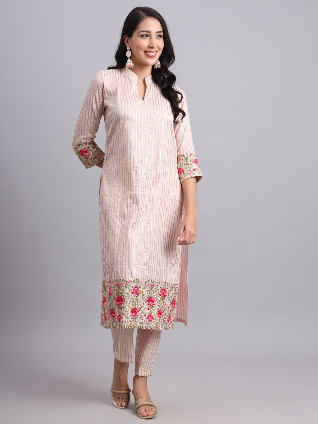 Gota Baby Pink Kurta and Pants – Grace in Every Thread