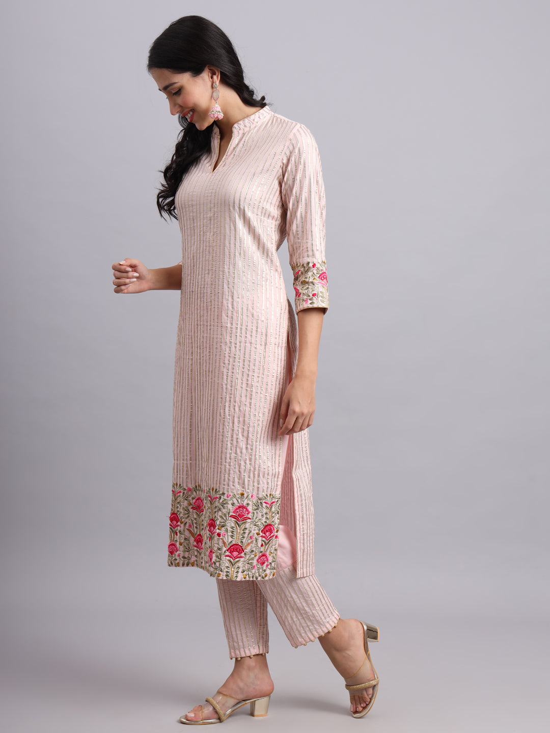Gota Baby Pink Kurta and Pants – Grace in Every Thread