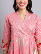 Royal Rose Gota Kurta Set – Elegant Traditional Wear for Weddings & Festivities