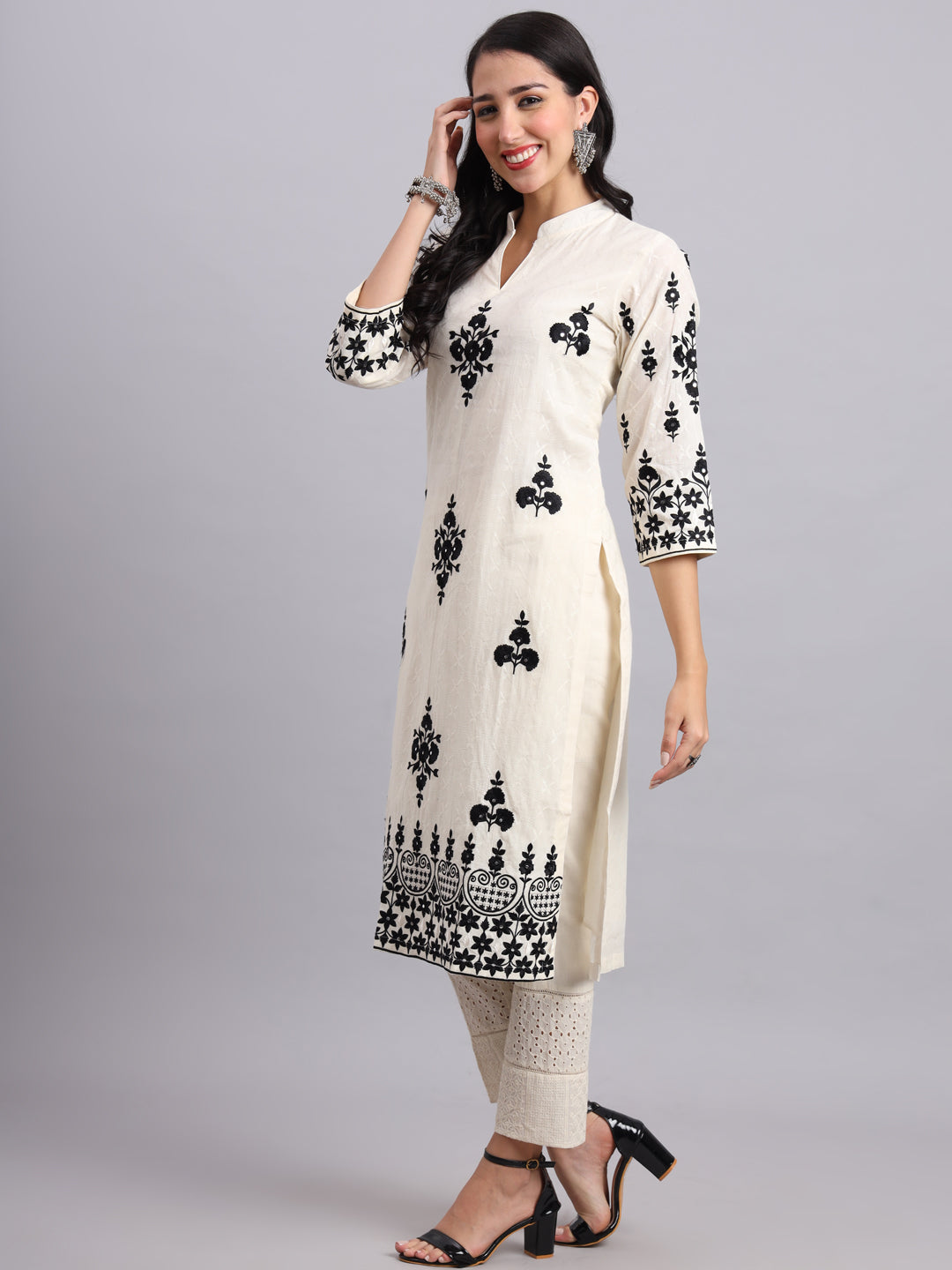 Elegant Midnight Professional Set – Empowering Ethnic Wear for Confident Women