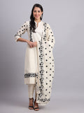 Black Embroidered Kurta Set for Women – Elegant & Comfortable