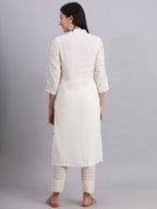 Noor-e-Lucknow Ensemble – Designer Lucknowi Chikan Kari Kurta Set for Women