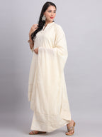 Side Button Kurta and Dupatta Set – Traditional Ethnic Wear for Women