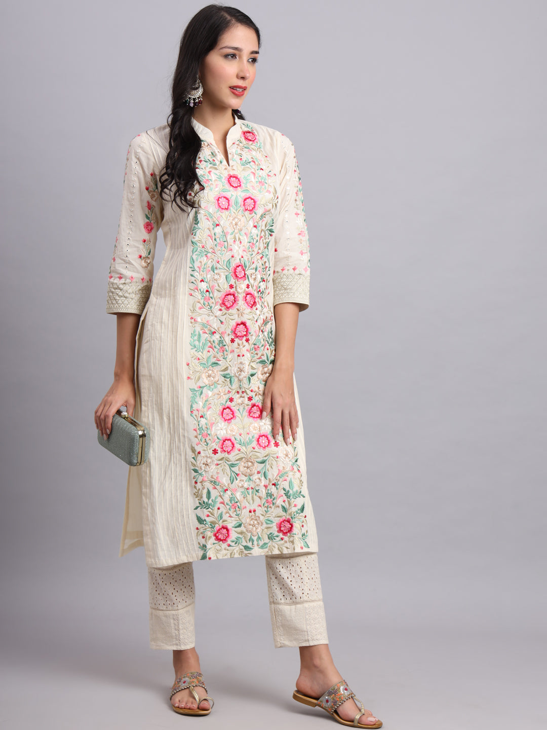 Pintex Pakiza Kurta and Pants Set – Premium Ethnic Wear for Women, Perfect for Occasions