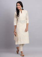Rooh-e-Chikan Kurta Set – Handcrafted Lucknowi Chikankari Suit for Women