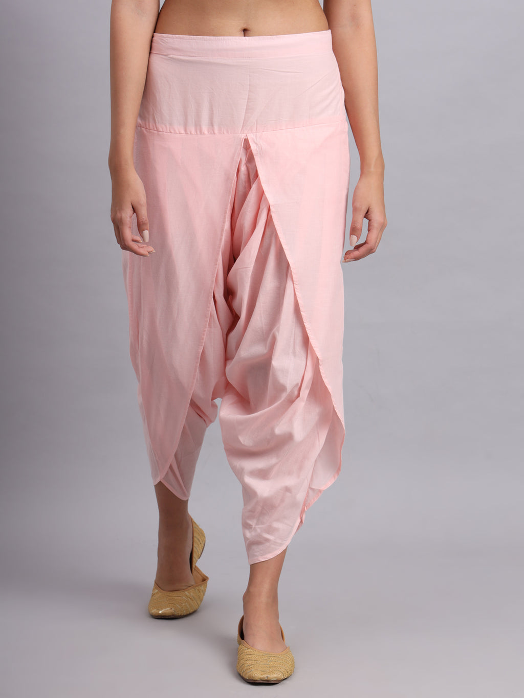 Baby Pink Gota Work Angrakha Kurta Set – Elegant Women’s Party & Wedding Wear