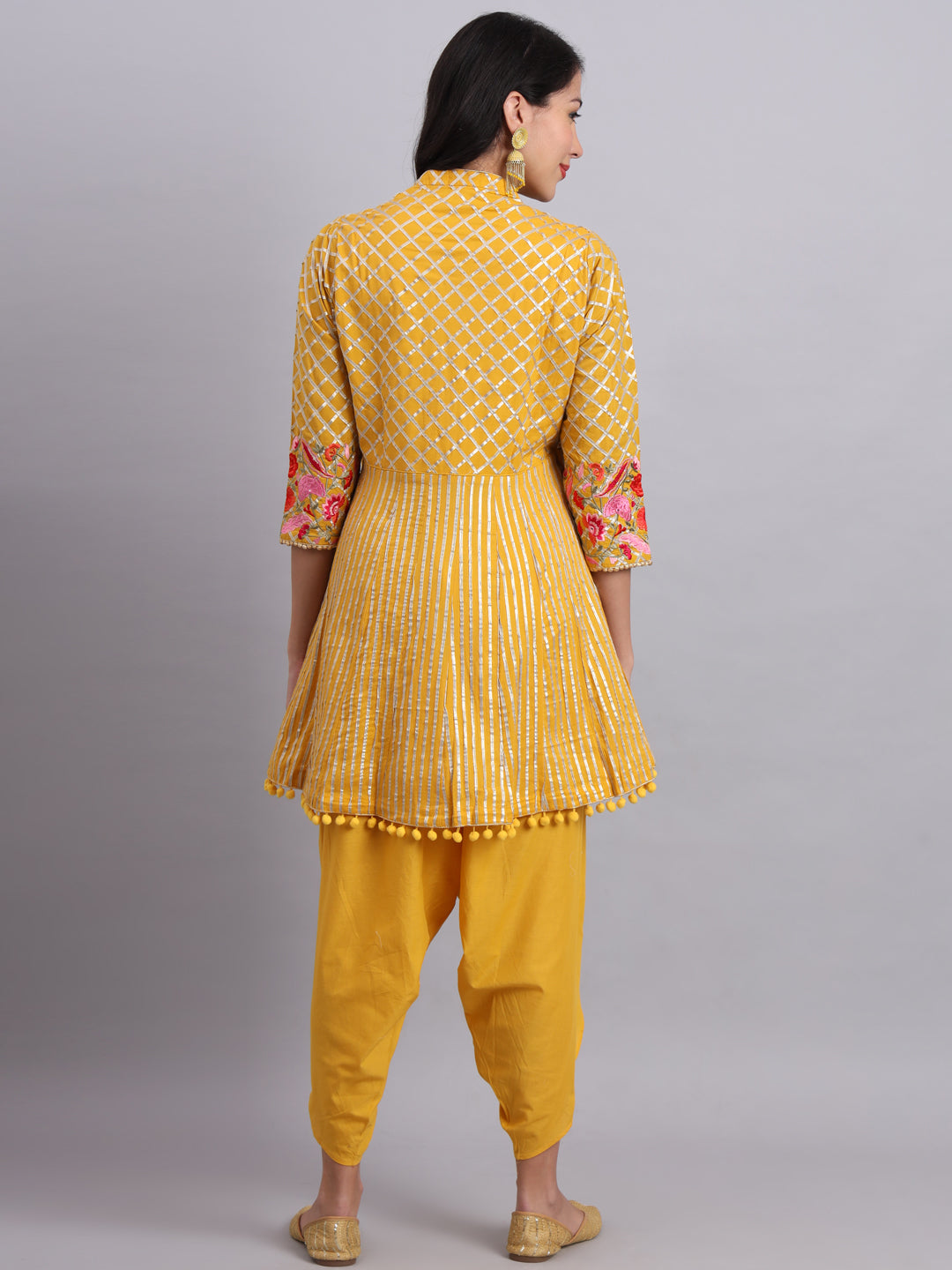 Sunflare Grace Ethnic Gota Kurti for Festive Wear – Traditional Designer Kurti for Women