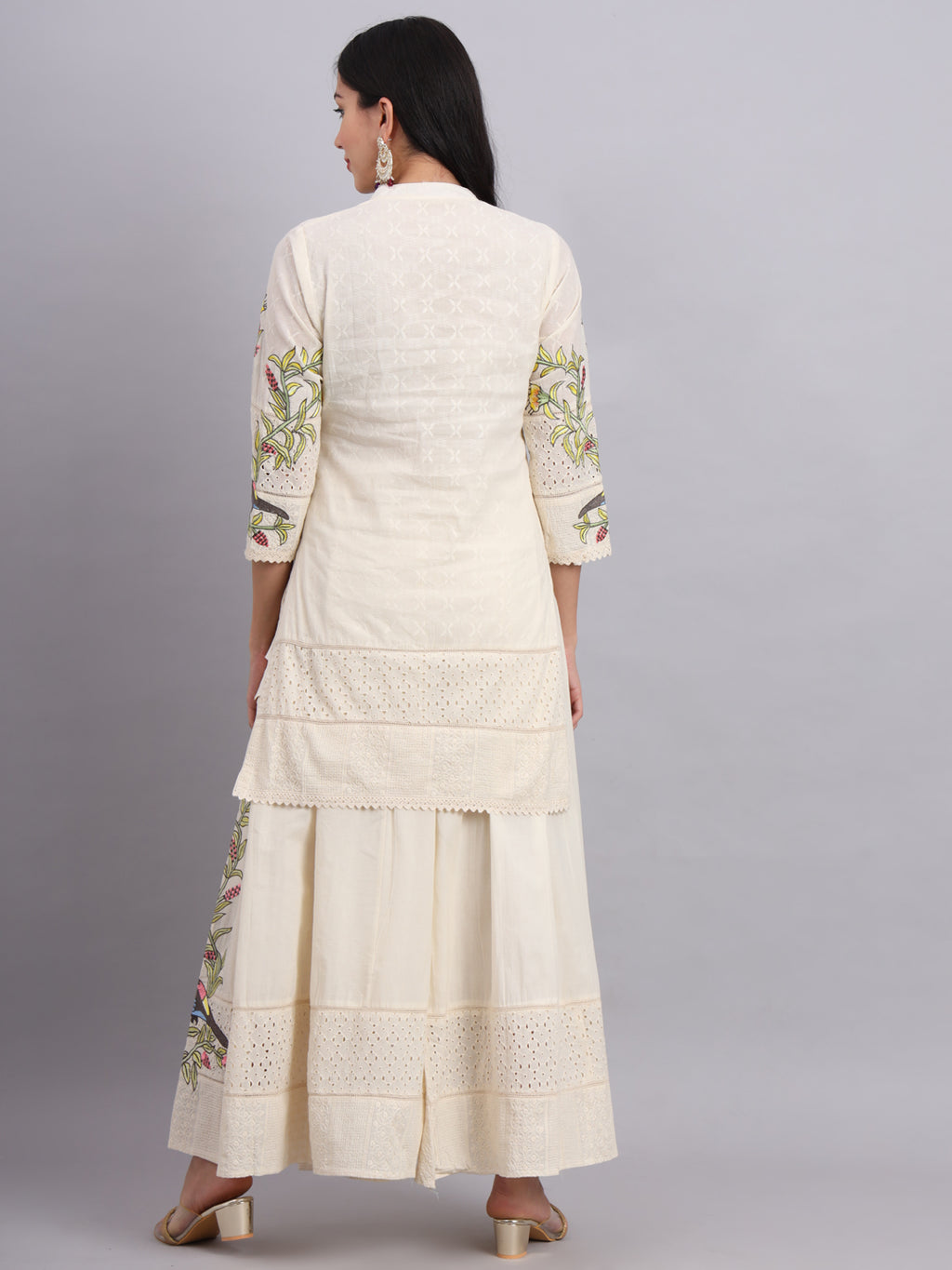 Royal Peacock Print Kurti for Women – Ethnic Wear