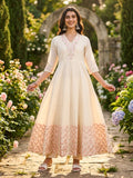 Sana Anarkali with Parsi Embroidery