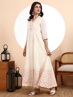 Sana Anarkali with Parsi Embroidery