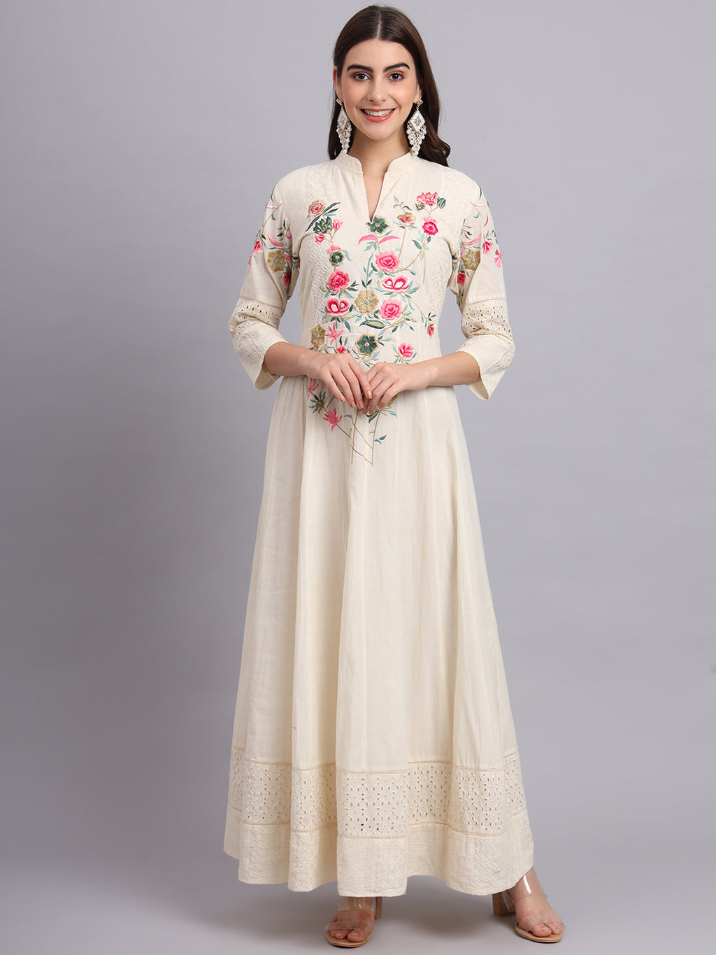 Royal Bloom Anarkali Suit for Women – Elegant Wedding & Festive Ethnic Wear