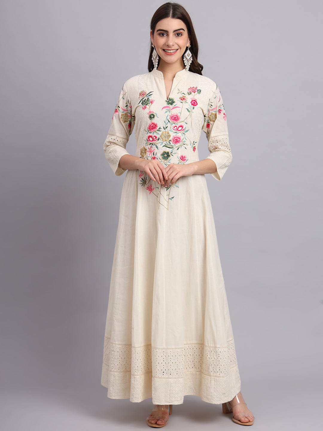 Royal Bloom Anarkali Suit for Women – Elegant Wedding & Festive Ethnic Wear