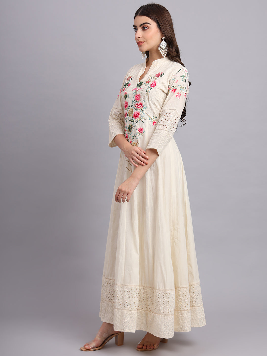 Royal Bloom Anarkali Suit for Women – Elegant Wedding & Festive Ethnic Wear