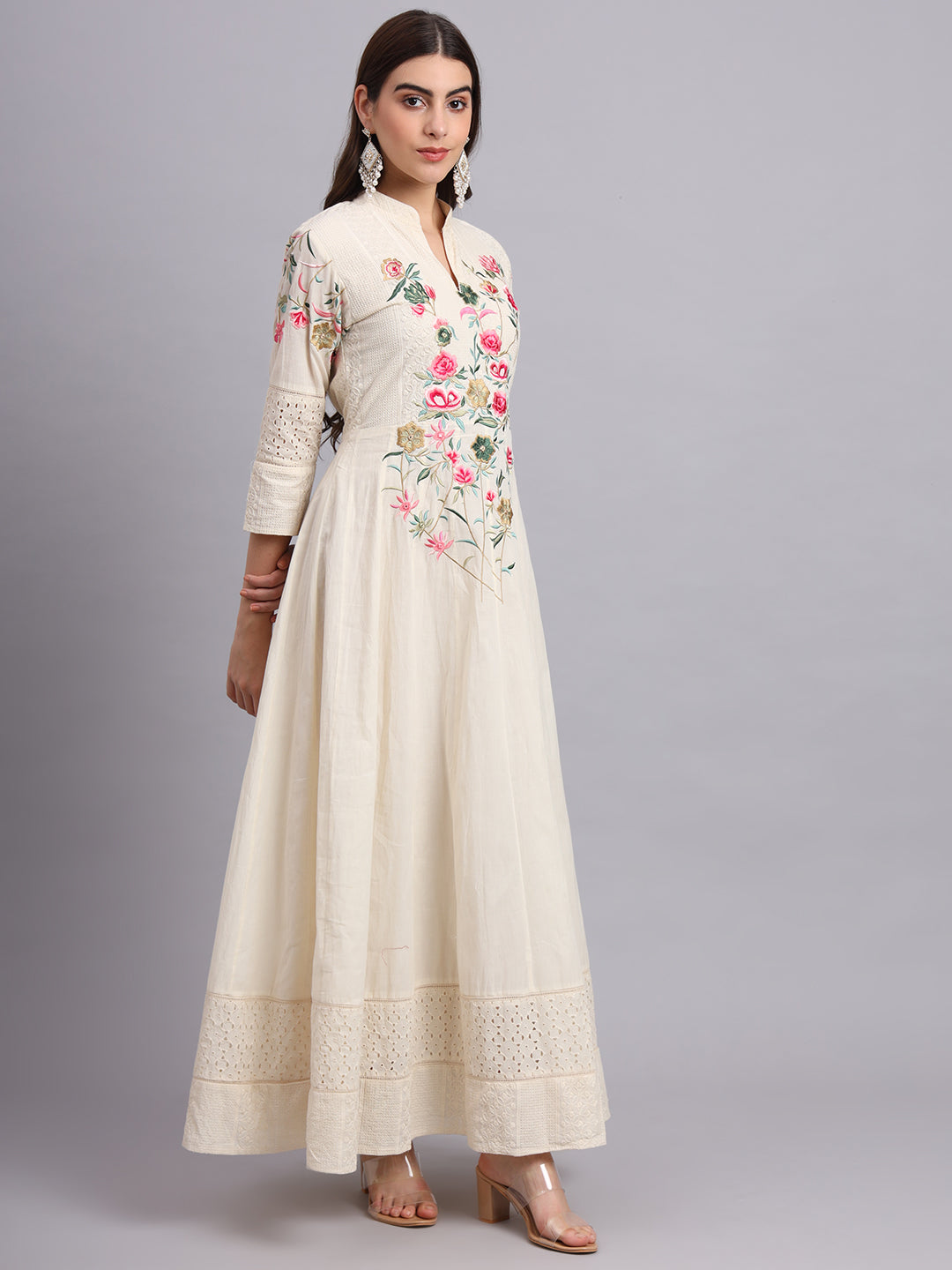 Royal Bloom Anarkali Suit for Women – Elegant Wedding & Festive Ethnic Wear