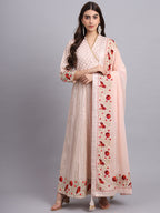 Gota Baby Pink Angrakha Kurta Set – Stylish Ethnic Wear for Weddings & Festivals