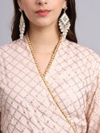 Gota Baby Pink Angrakha Kurta Set – Stylish Ethnic Wear for Weddings & Festivals