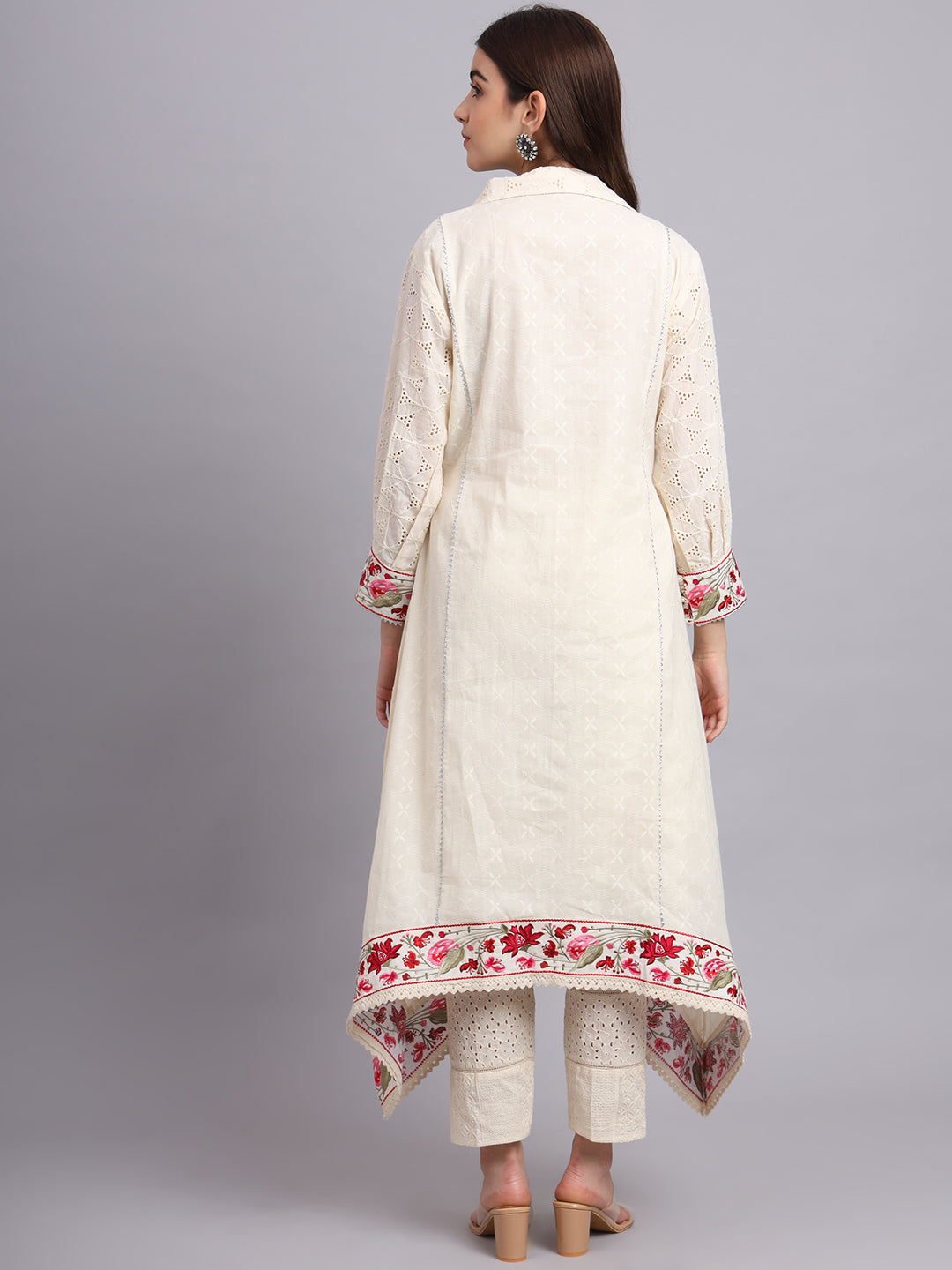 Fish Cut Kurta and Pants – Designer Ethnic Kurta Set for Women