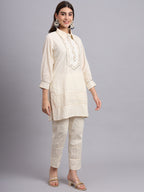 Zari Short Kurta and Pants Set – Trendy Party Wear & Ethnic Outfit for Women