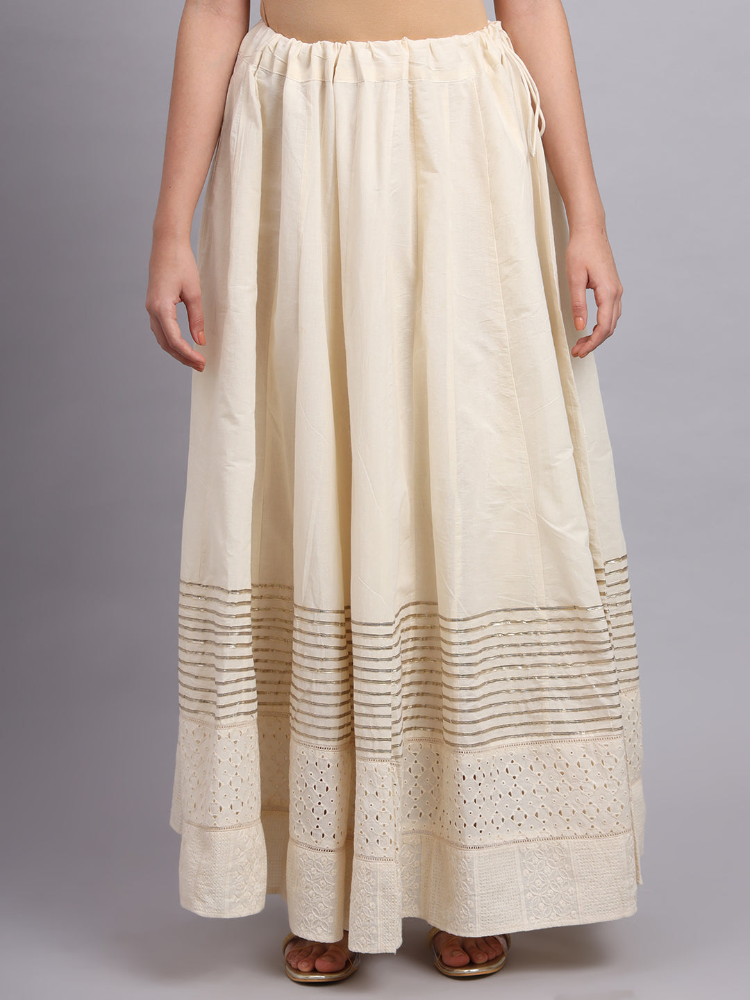 Zari Short Kurta with Skirt – Women’s Festive Party Wear & Wedding Outfit