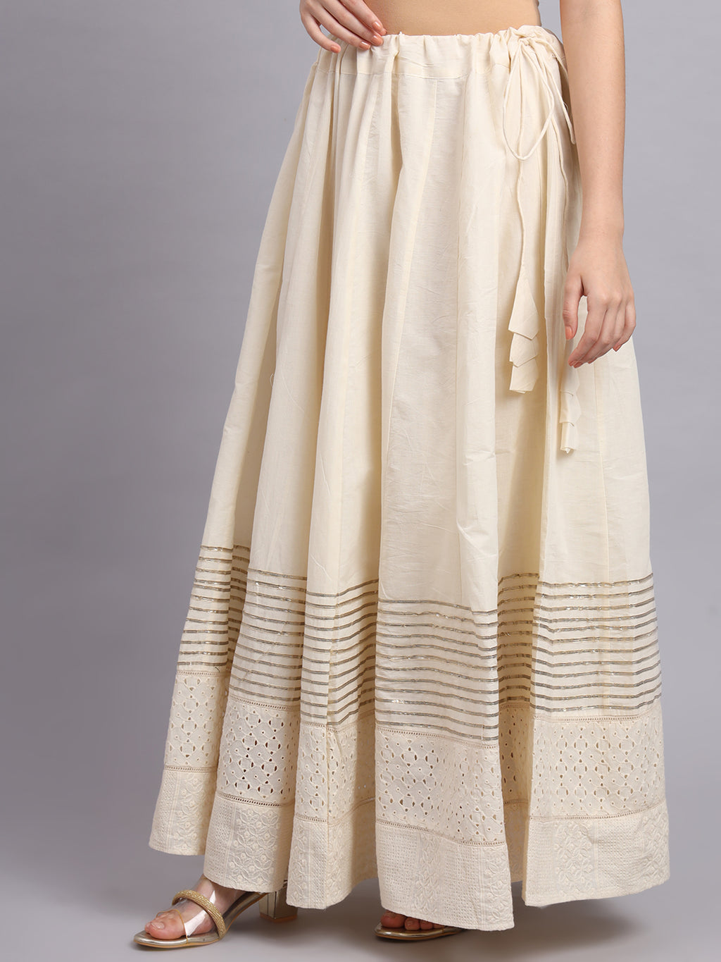 Zari Short Kurta with Skirt – Women’s Festive Party Wear & Wedding Outfit